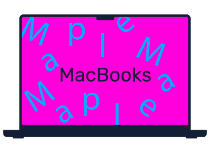 MacBook Deals Pink Vector