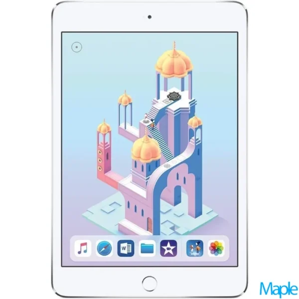 Apple iPad Mini 7.9-inch 4th Gen A1550 White/Silver – Cellular 2