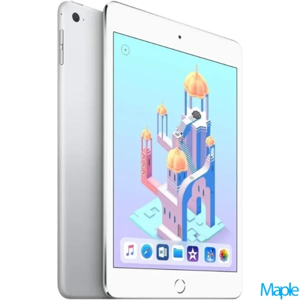 Apple iPad Mini 7.9-inch 4th Gen A1550 White/Silver – Cellular 5