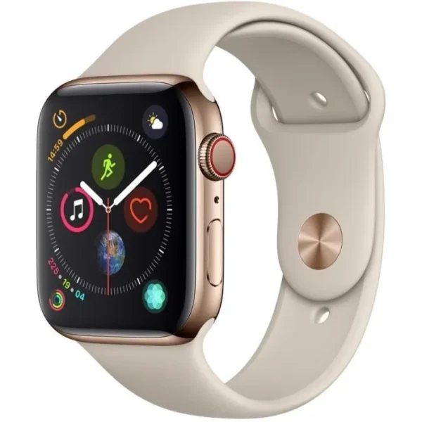 Apple Watch Series 4 44mm Stainless Steel Gold A2008 16GB GPS+Cellular