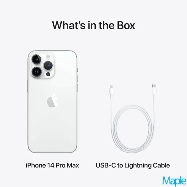 Apple iPhone 14 Pro Max 6.7-inch Silver – Unlocked 2