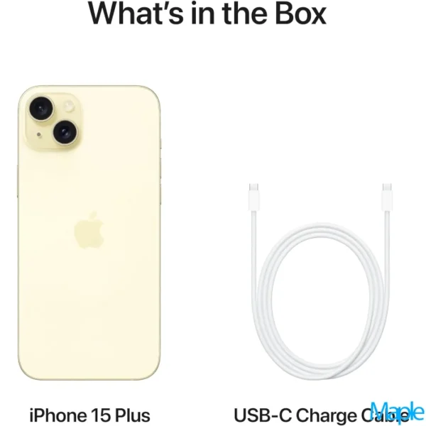 Apple iPhone 15 Plus 6.7-inch Pale Yellow – Unlocked 2