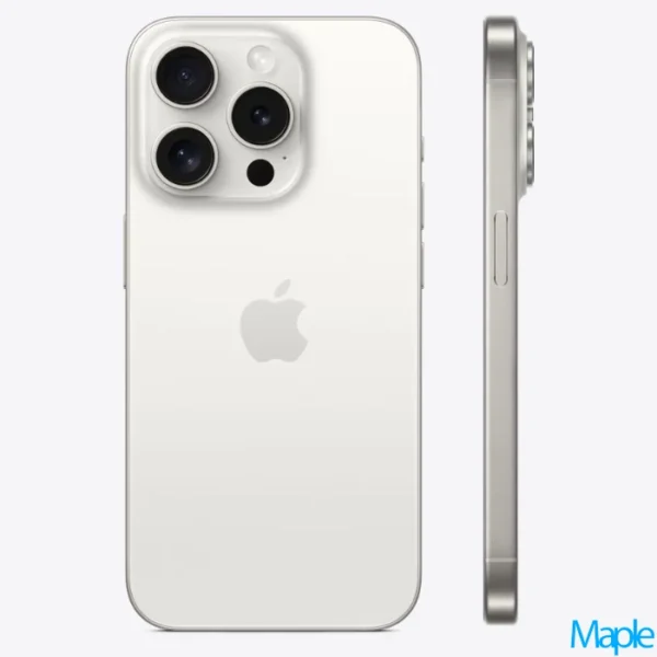 Apple iPhone 15 Pro 6.1-inch White Titanium – Unlocked 5